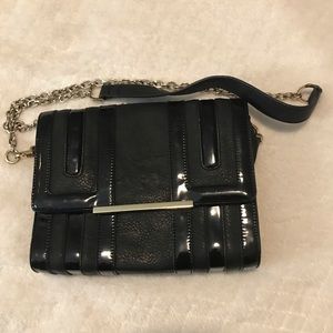 BIG BUDDHA Black Handbag with Chain Strap - EUC